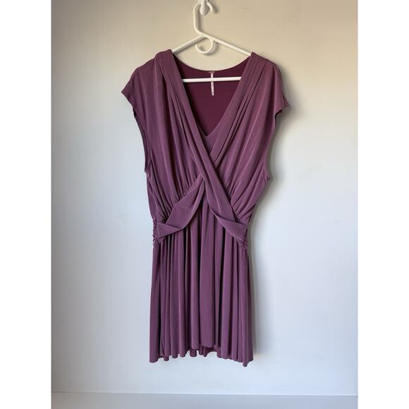 Free People Mulberry Dress Size M Dusty Pink - Picture 2 of 8